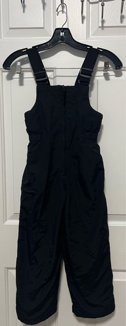 Slalom Toddler Kids 5T Black Snow Bibs