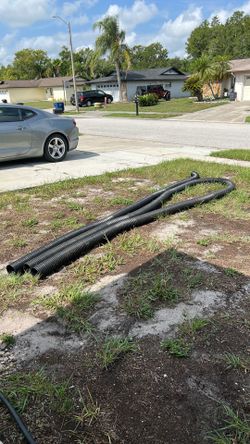 4 inch corrugated drainage hose x 45 feet