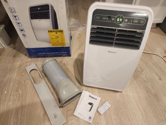 Shinco 8,000 BTU Portable Air Conditioner, AC Unit with Built-in Cool, Dehumidifier & Fan