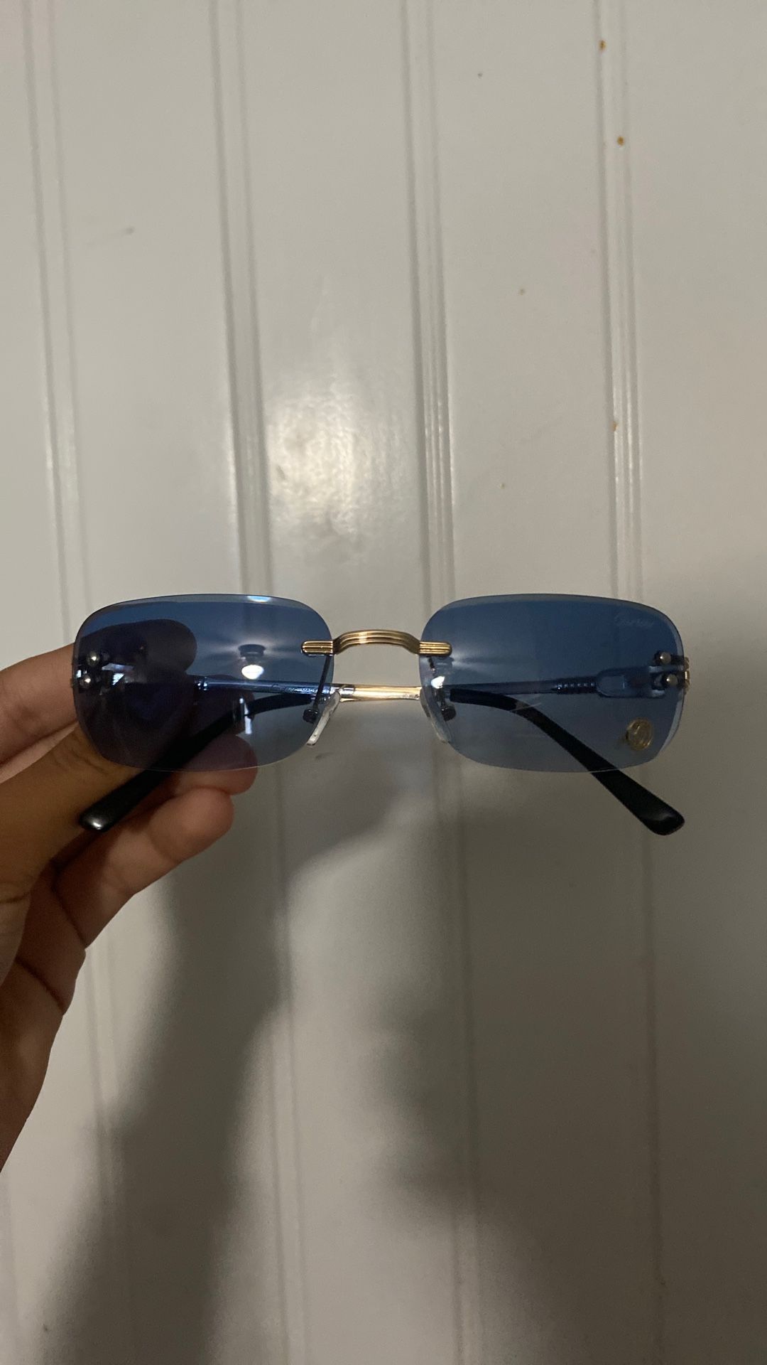 Designer Cartier Sunglasses Blue