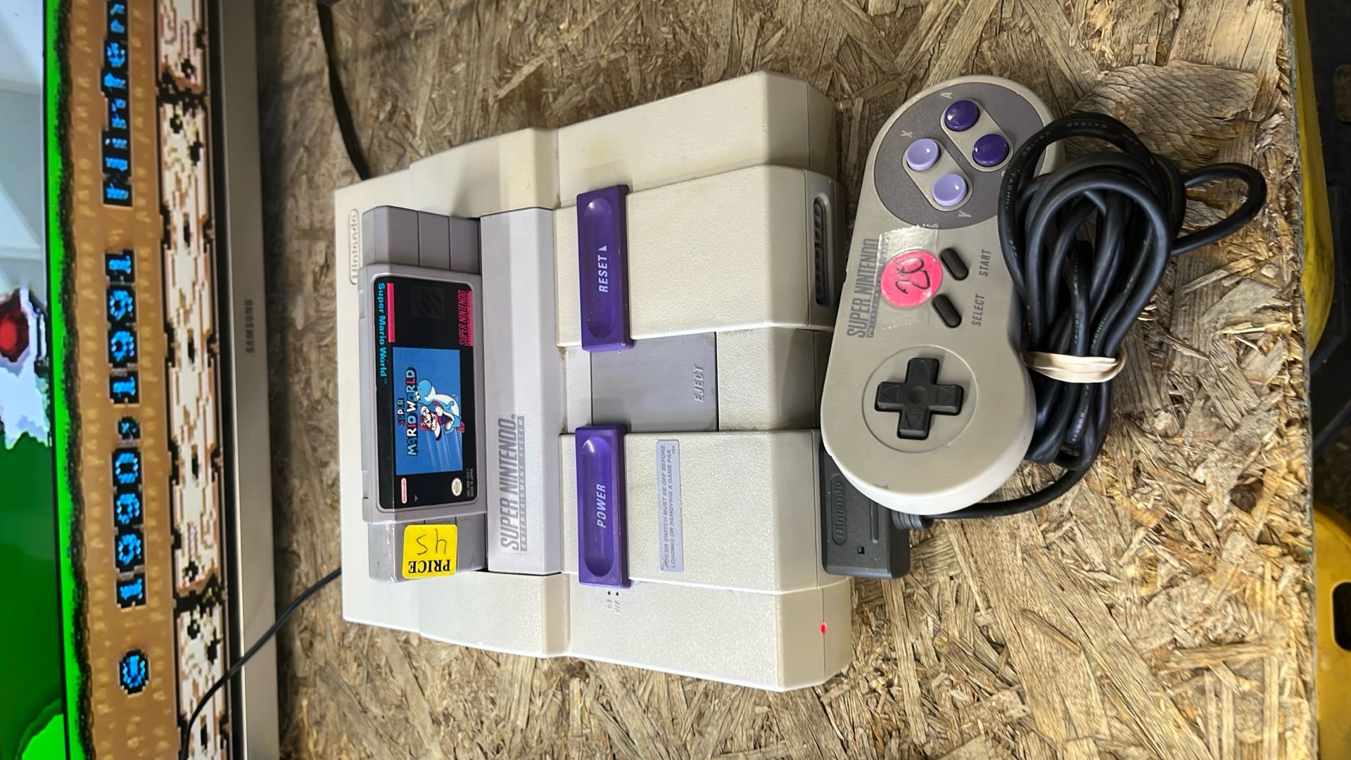 Super Nintendo With Game $130