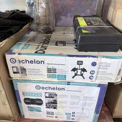 Echelon Adjustable Dumbbells Set With Stand - New In Box 
