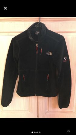 Ladies OR Girls North Face Black Fleece Jacket