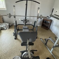 Weight Bench/punching Bag