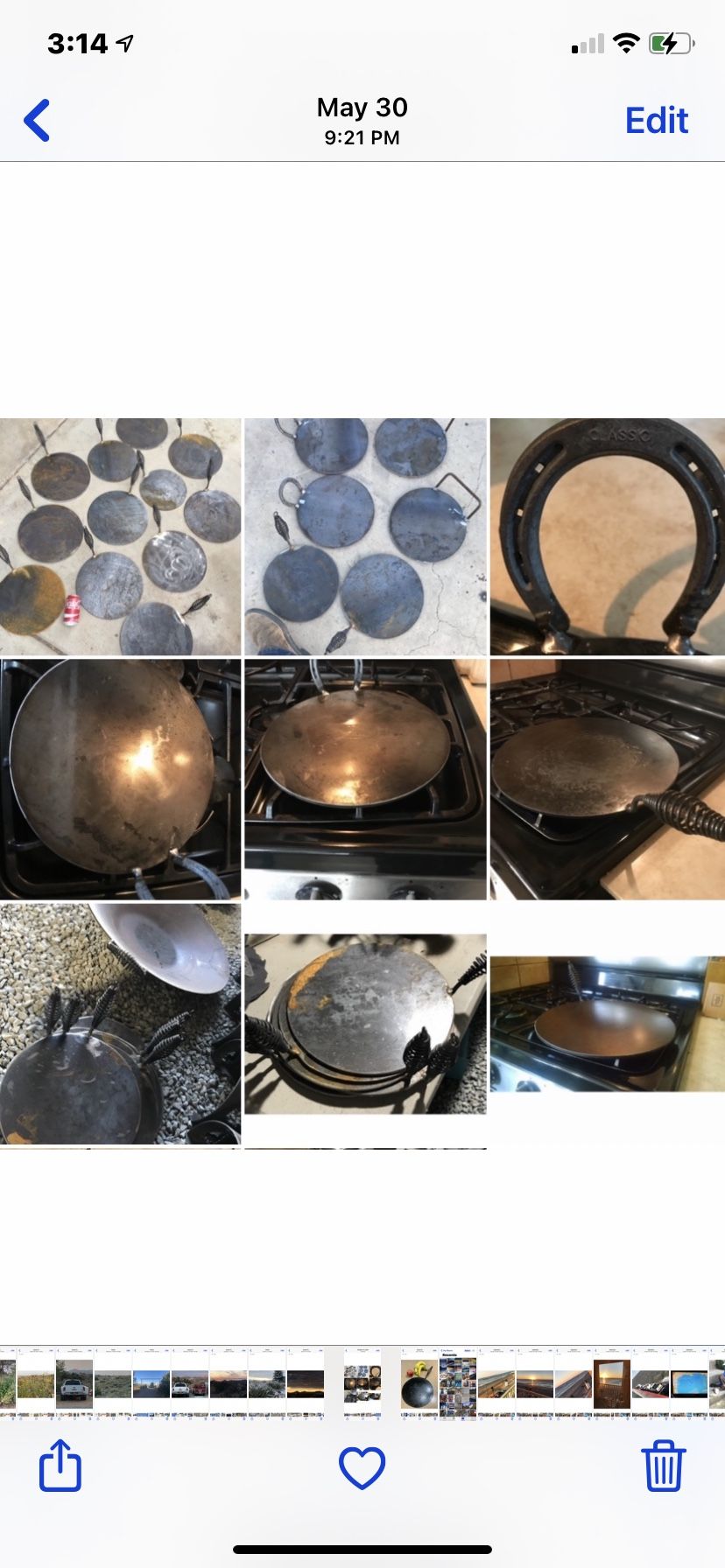 Comal’s $35 Heavy 1/4” Plate Steel, 12” Wide Other Sizes Available Pricing Varies