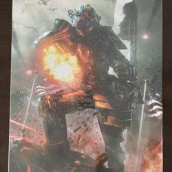 Fallout: Battle Over Wasteland Displate Metal Poster (New)