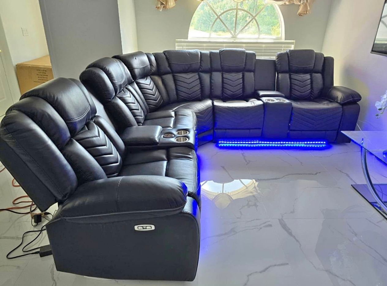 Power recliner sectional Sofa