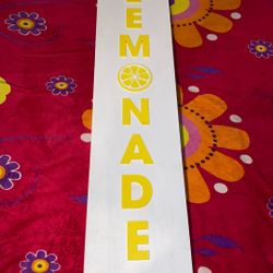 Hand Painted Lemonade Stand Sign