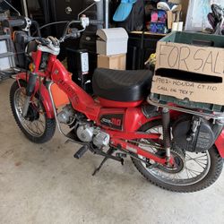 1983 Honda CT110 Trail Motorcycle 