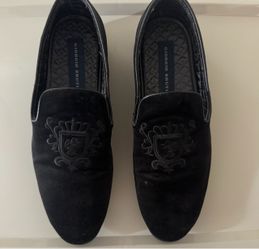 Giorgio Brutini Black Velvet Loafers