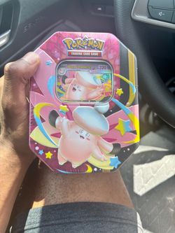 Pokémon TCG Mega Clefable ex Tin
