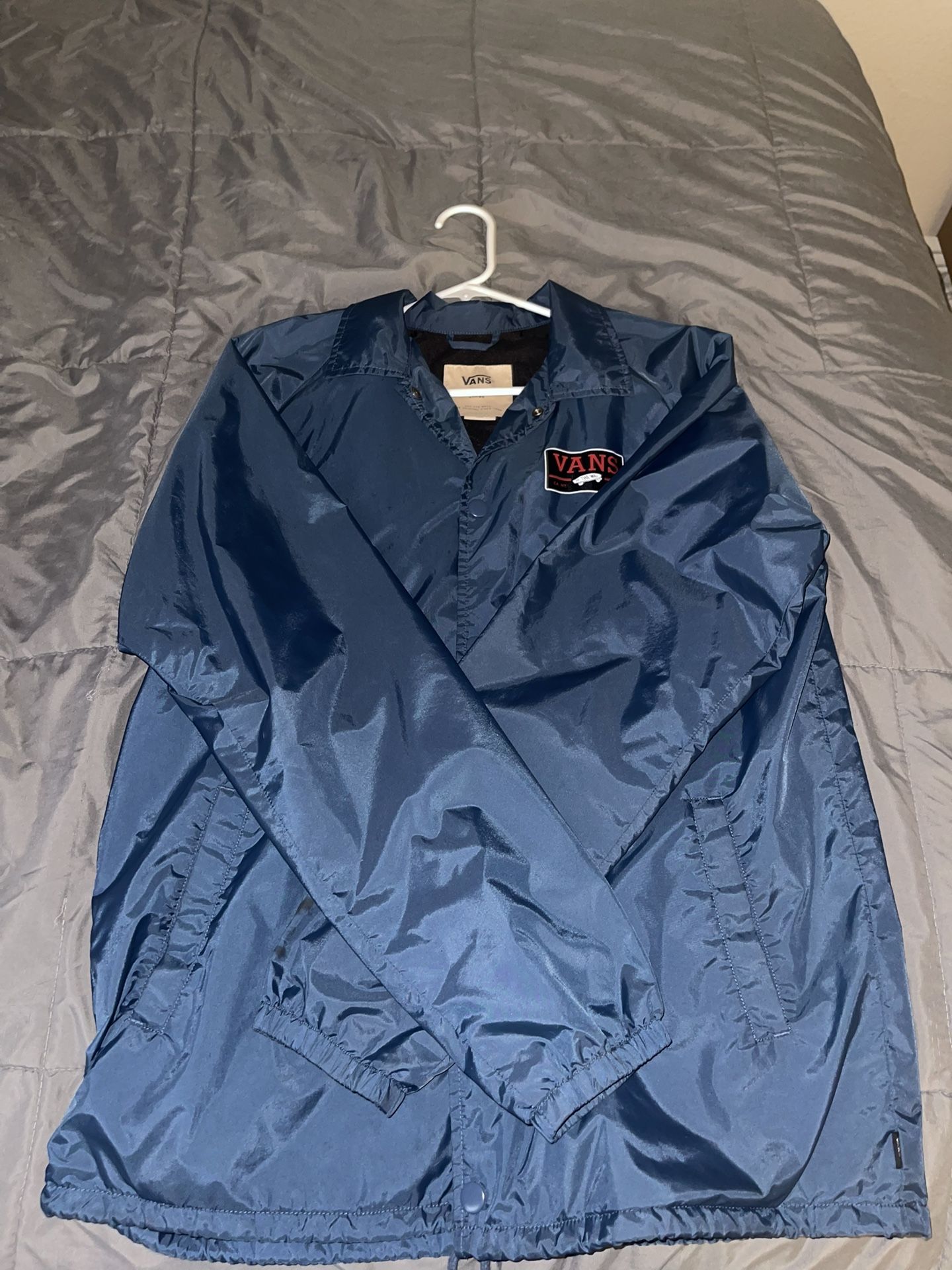 Blue Vans Windbreaker Jacket - Large