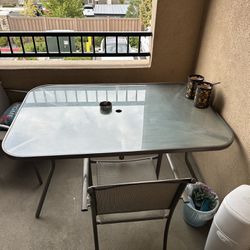 Patio Table And  6 Chairs
