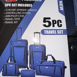 Luggage 5 piece set NEW $50