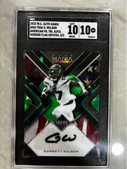 Garrett Wilson Auto  /3  SGC 10