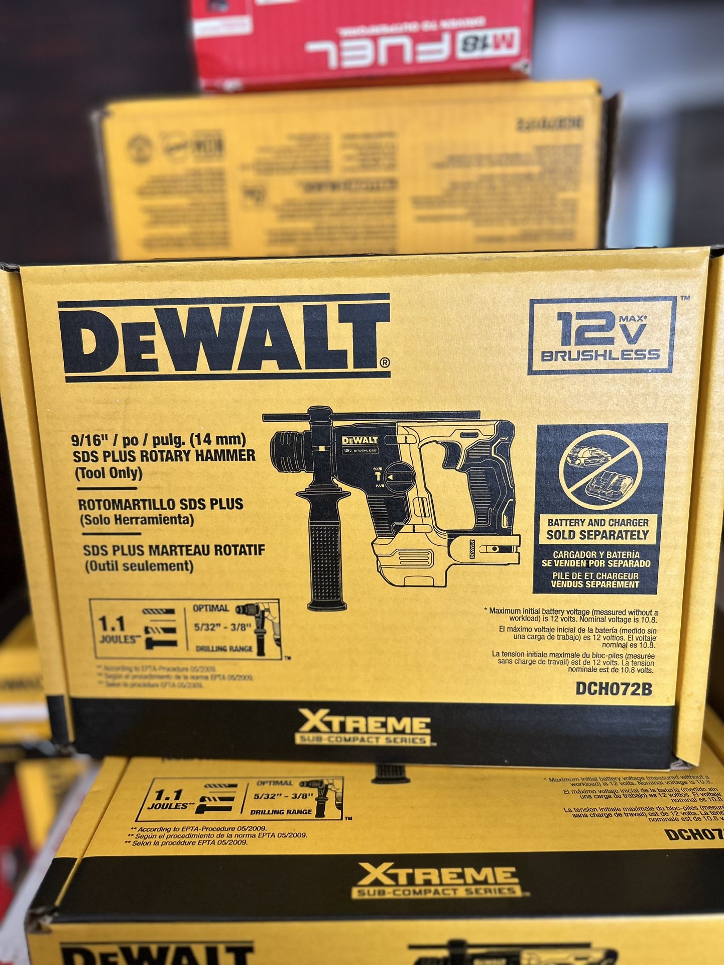 New DEWALT XTREME 12V Max Rotary Hammer Drill