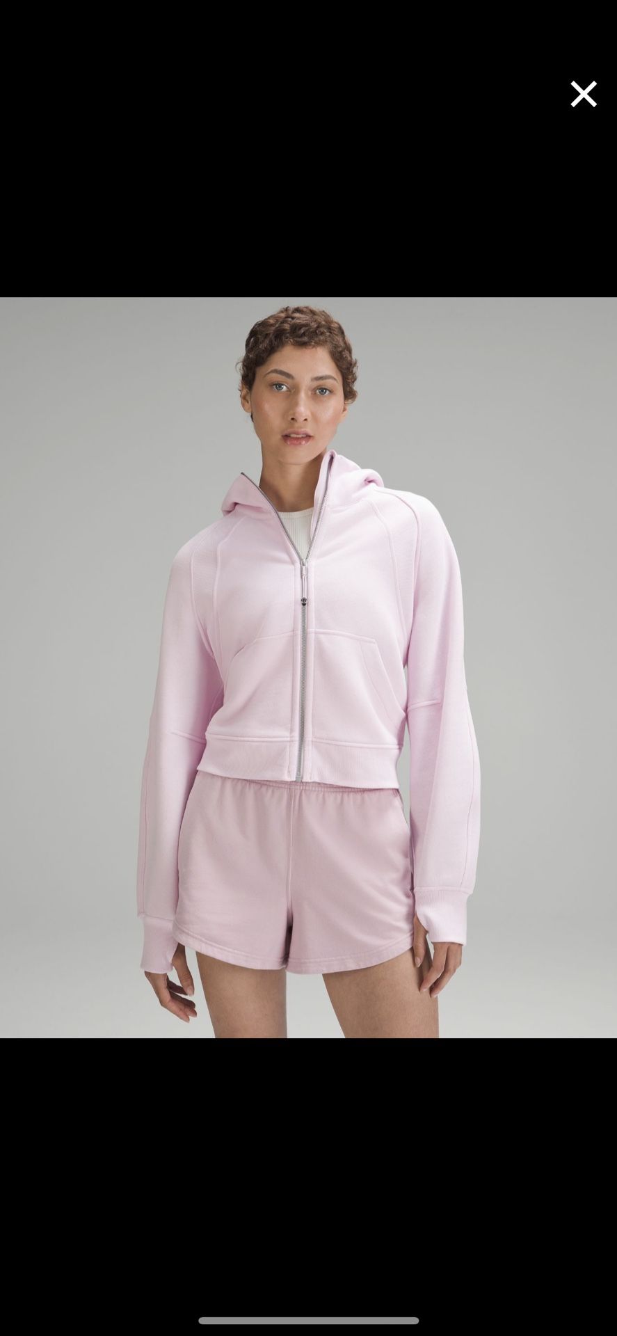 Lululemon Meadowsweet Pink Full Zip Scuba BNWT M/L