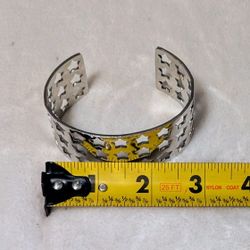 Bracelet Silver Star Cuff Bracelet Multiple Star Design Adjustable And Bendable 