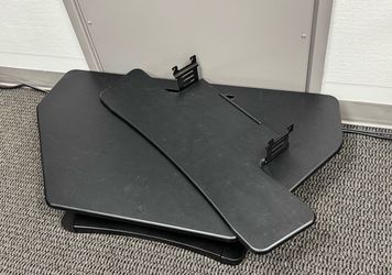 Black Sit-Stand Desk Converter