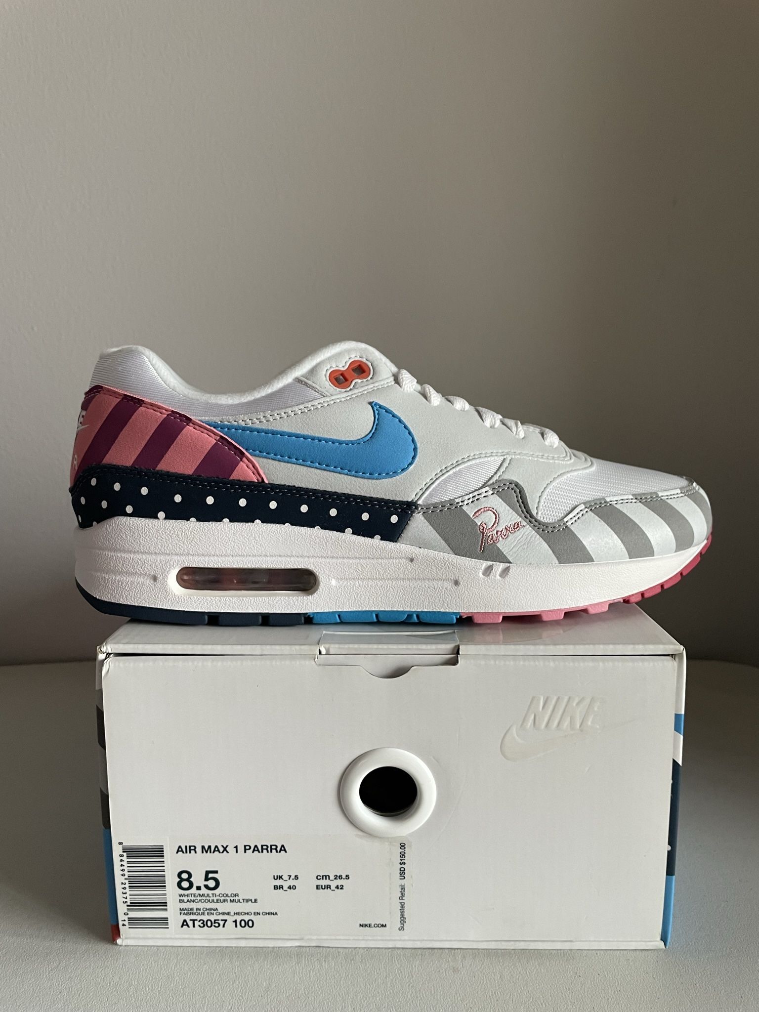 Air Max 1 Parra - 8.5 M