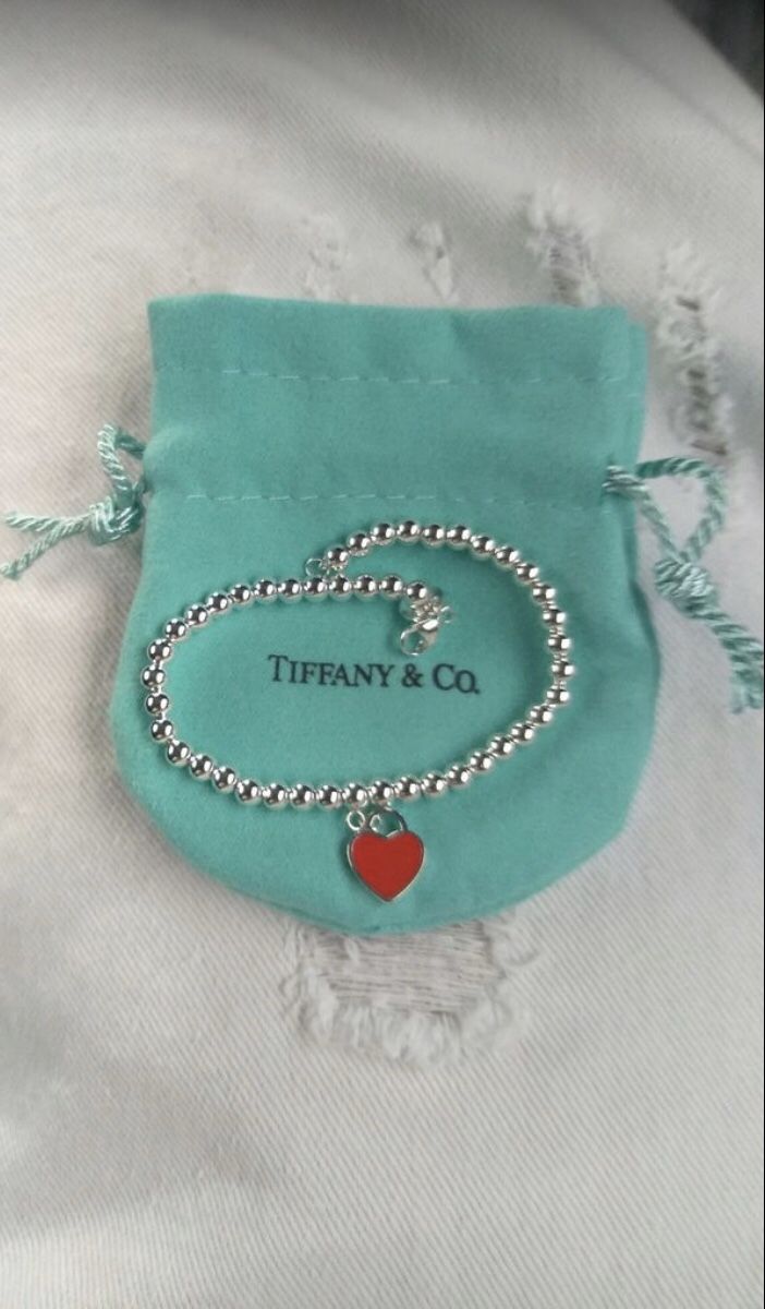 Tiffany & Co bracelet red heart