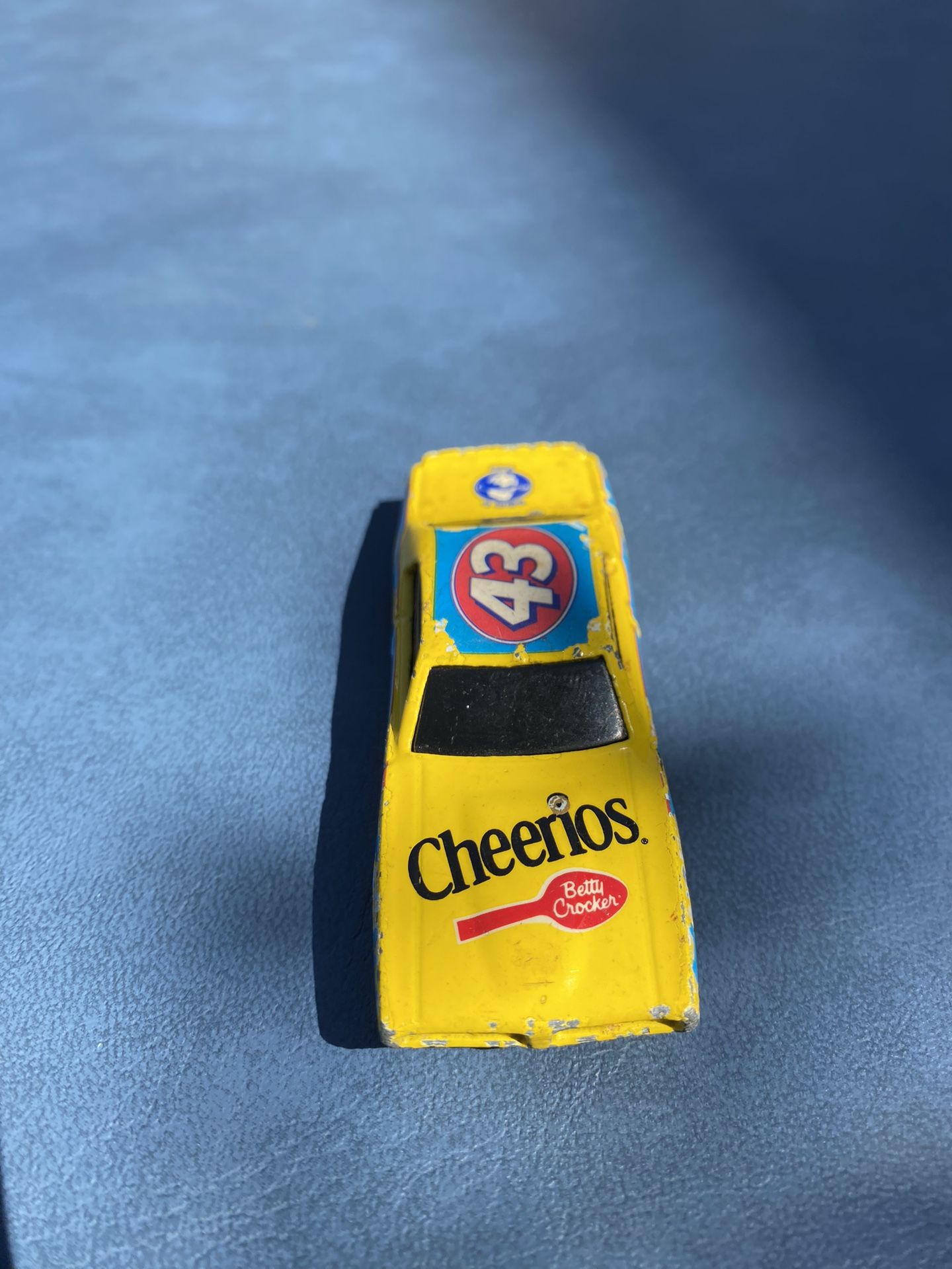 Yellow Mattel Cheerios Hot Wheel
