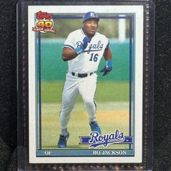 FS: 1991 Topps Bo Jackson Card# 600
