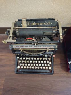 Vintage 1920s Underwood No. 5 Typewriter — Restoration Project / Parts