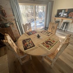 Hardwood Dining Room Table ($600 OBO)