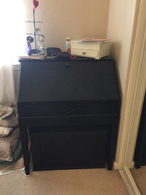 Secretary desk plus bench