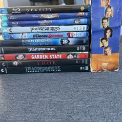 10 Blu Rays & DVDs 