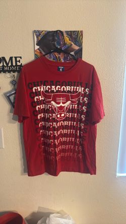 Chicago Bull Graphic Tee Blue Label Tag