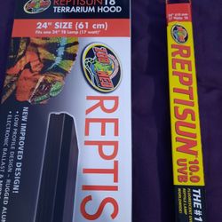 T8 Terrium And Bulb. Paid 75$  Both New