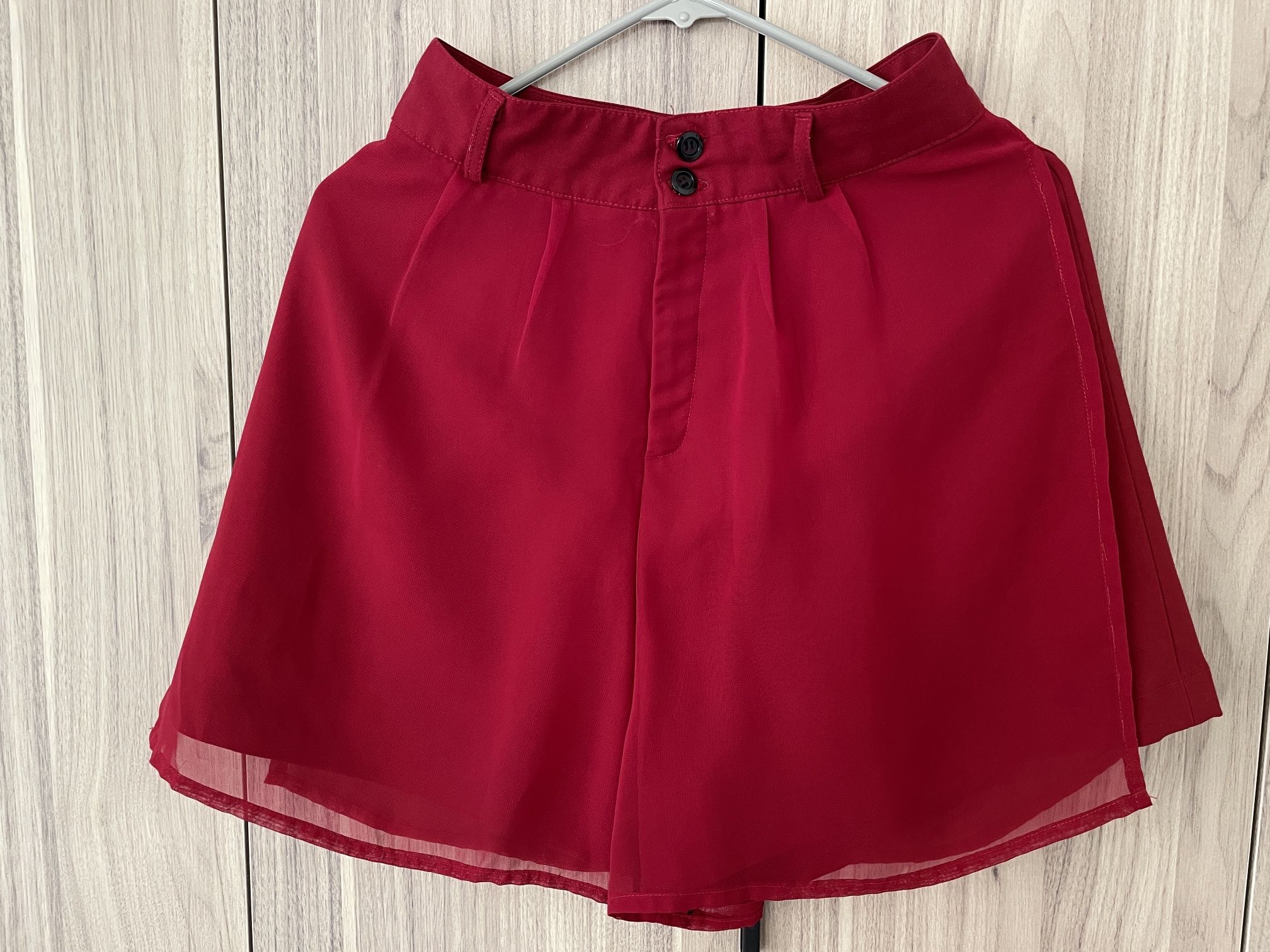 2 Bordeaux & Beige Shorts | Size S