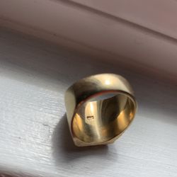 Gold Ring 18k Plated 