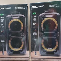 Powerful Trolly Kareoke Bluetooth Party Speaker With Great Bass.  Free 🎤. Dolphin 