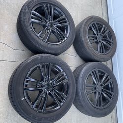4 — 225/55r17  5x4.5 5x114.3 Stock G35 G37 Q50 Nissan 370z 350z  Altima accord Civic Rsx Camry Corolla RAV4 Tacoma Wheels Rims Tires!!