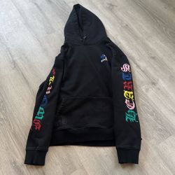 Authentic Flawed Chrome Hearts Multi-Color Cross Patch Hoodie (size L)