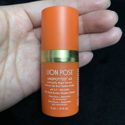 Lion Pose Unspotted 4X Acid Jelly Night Serum 5ml/0.17fl.oz. Travel Size