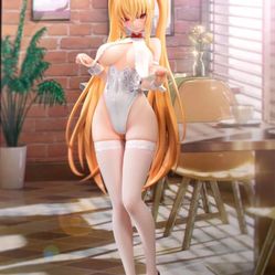 Bear Panda K Pring Illustration Sayuri Bunny Girl 1/4 Scale Figure