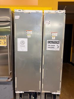 Viking 42” panel ready refrigerator columns