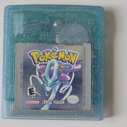 Pokemon Crystal Original Gameboy Cartridge 