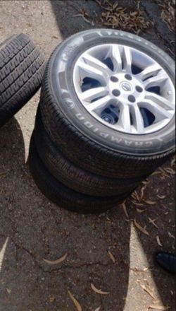 16 inch rims and tire set