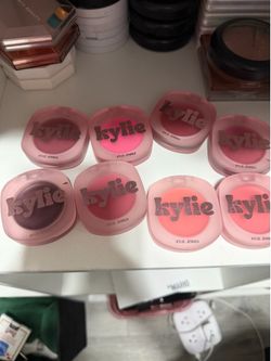 Kylie blushes