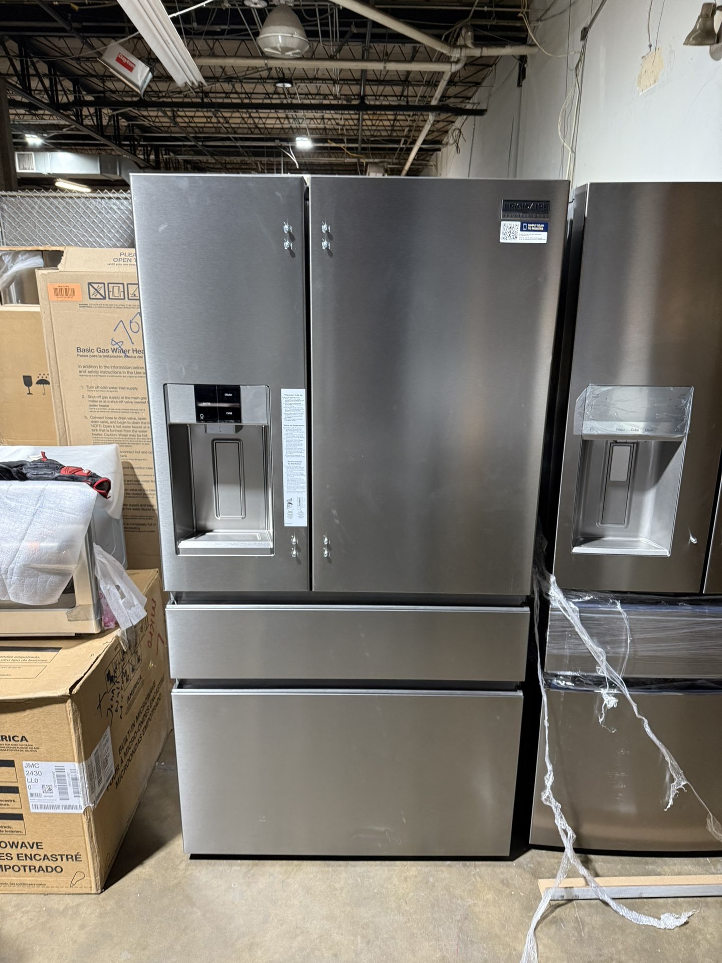 New Frigidaire Counter Depth Refrigerator Stainless Steel