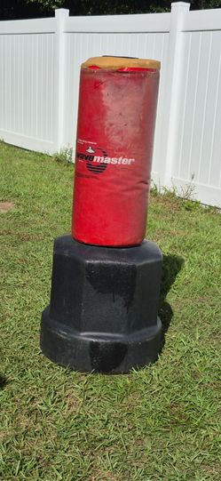Punching bag.