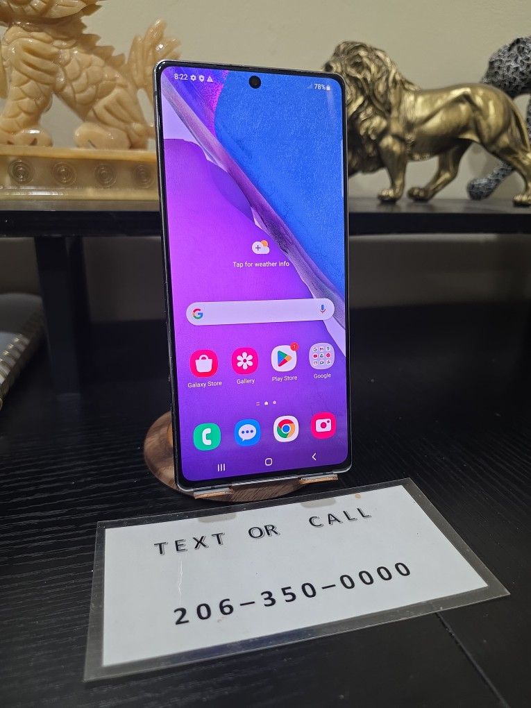Unlocked Samsung Note 20 5G 