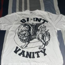 White & Black Saint Vanity T-Shirt