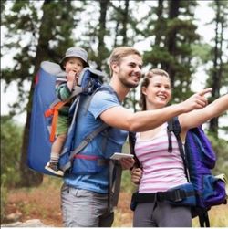 BABY BACKPACK CARRIER WHIPA COLORS BLUE / ORANGE/ GREEN/ BLACK 