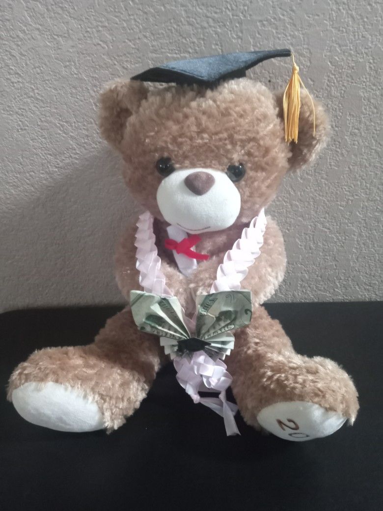 Graduation Bear And Lei